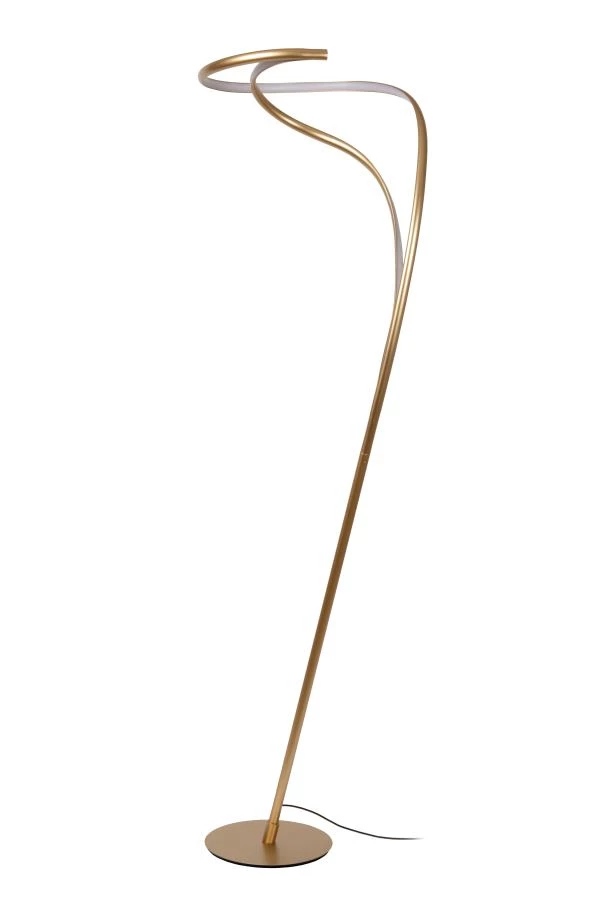 Lucide Premium SARDANA - Lampadaire - Ø 44 cm - LED Dim. - 1x28W 2700K - Or Mat / Laiton - éteint